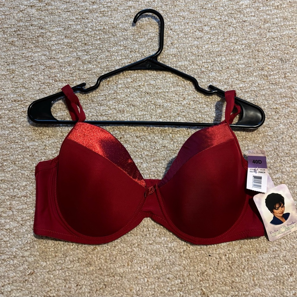 Delta Burke Collection Red Bra